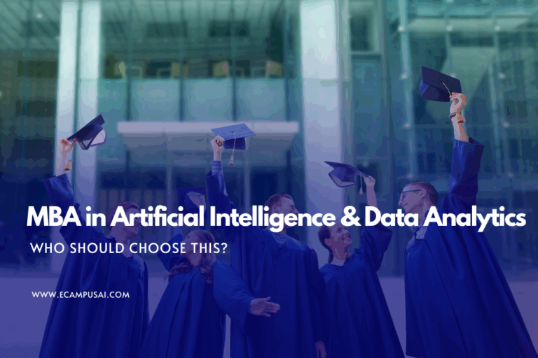 MBA in Artificial Intelligence & Data Analytics